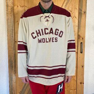 CCM 20th Anniversary Chicago Wolves AHL 3rd Hockey Jersey